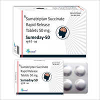 50 MG Sumatriptan Succinate Rapid Release Tablets