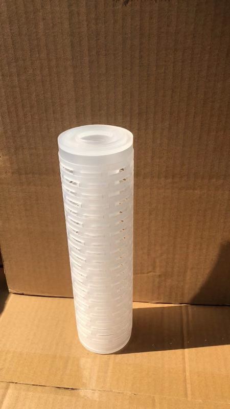 Pleated polypropylene cartridge filter core