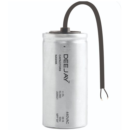 Running Capacitor Aluminium Dry Type Application: Ac/Motor