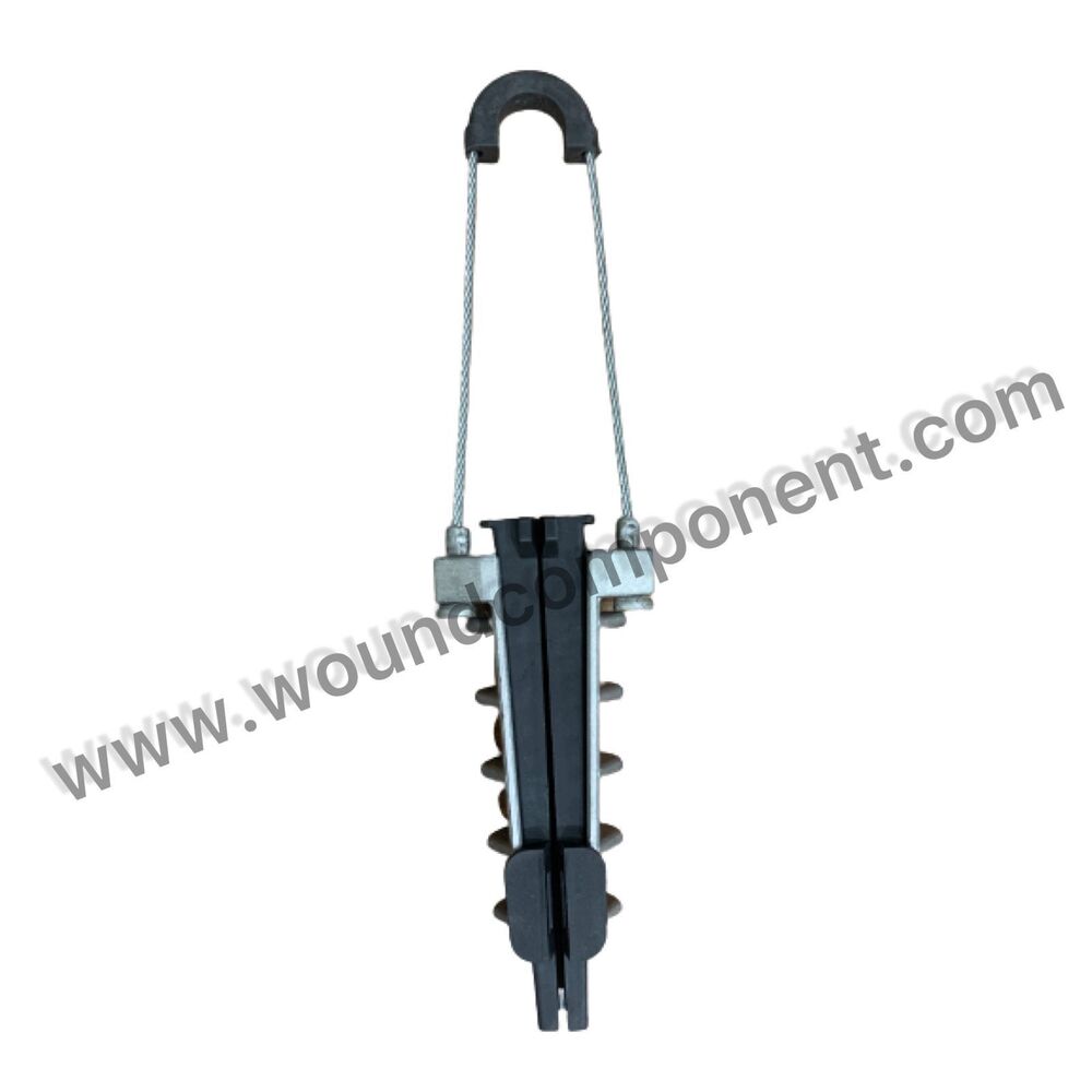 Anchor Clamp - Glass Filled Nylon, Smooth Finish, Black Color | High-Quality Mechanical Support for Electrical Wiring Systems