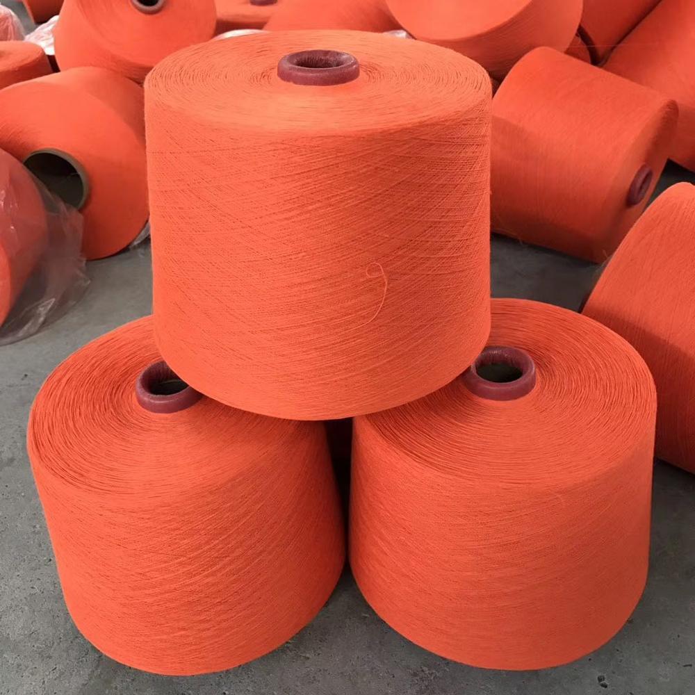 30S/1 100%polyester spun yarn melange hot sale good price