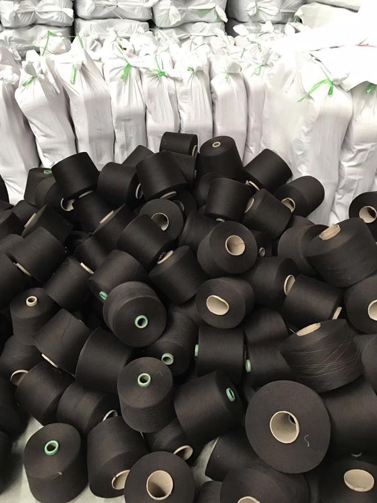 30S/1 100%polyester spun yarn melange hot sale good price