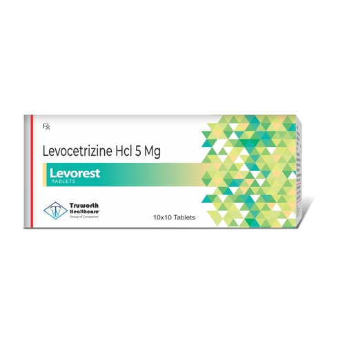 Truworth Levorest  /levorest 10 ( Levocetrizine Hcl 5mg / 10 Mg Tablet)
