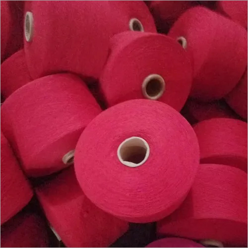 Beigeblack Knitting Yarn Dope Dyed 100% Polyester Spun Yarn