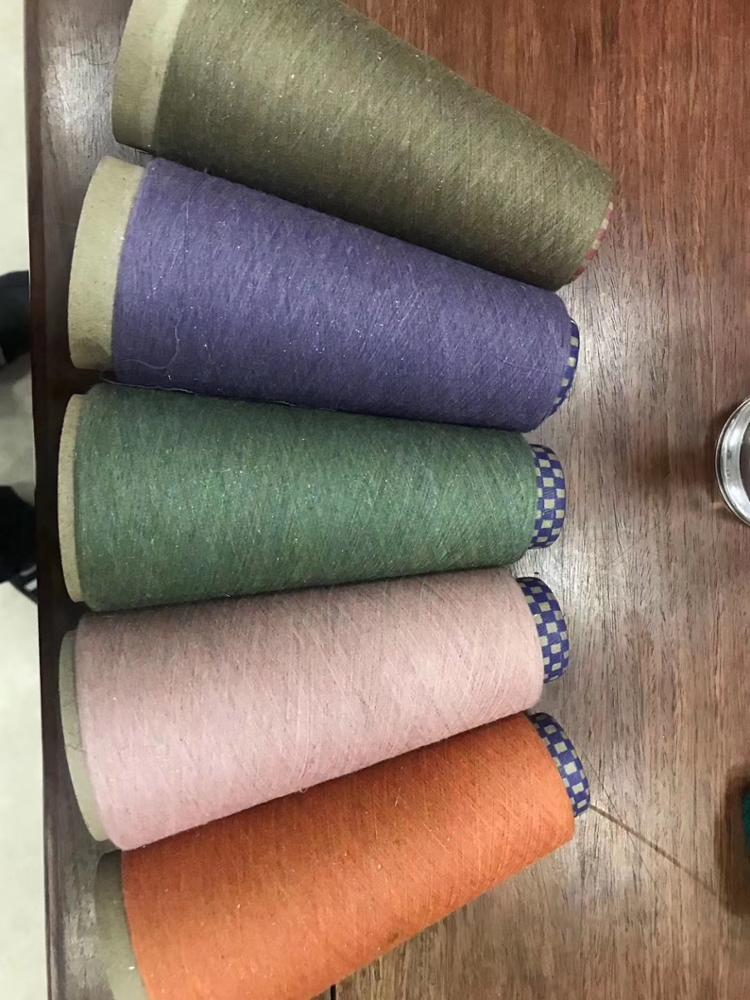 polyester spun yarn color high quality Chinese lowest price