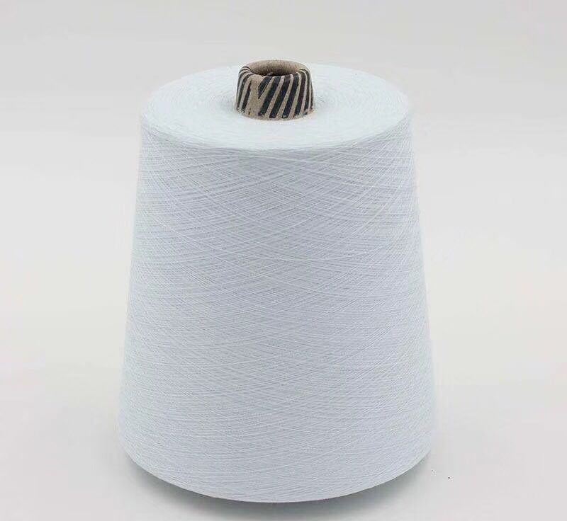 30s1 raw white virgin 100% Polyester Spun Yarn