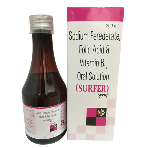 Sodiun Feredetate Folic Acid And Vitamin B12 Oral Syrup By NITIN LIFESCIENCES LIMITED