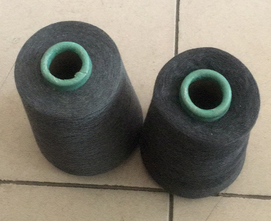stock yarn socks yarn dope dyed 100% Polyester Spun Yarn for socks