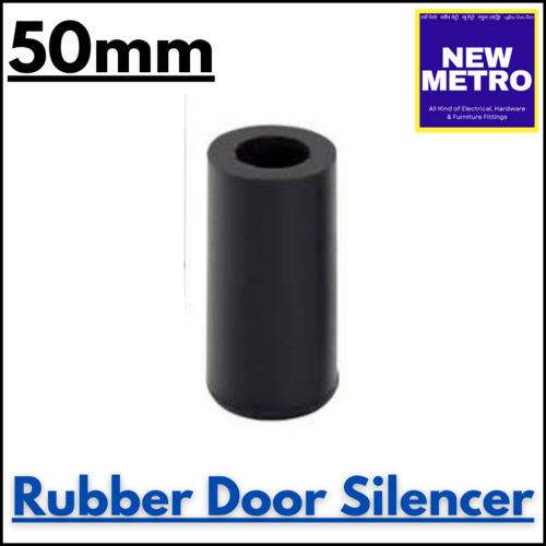 Black Rubber Door Silencer