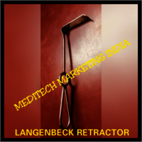 Langenbeck Retractor - Steel, 300 Grams | Reusable, Portable, Bulk Purchase Options Available, Contract Manufacturing Service