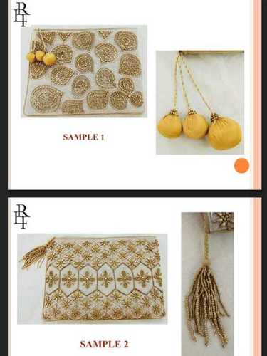 Fabric Embroidery Clutches