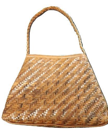 Weaved Leather Hand Bag