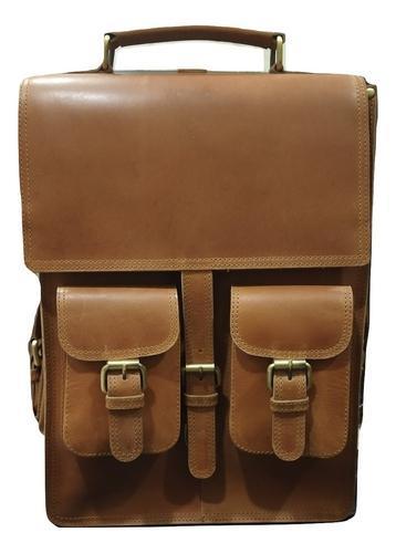 Genuine Leather Backpack-Travel Bag