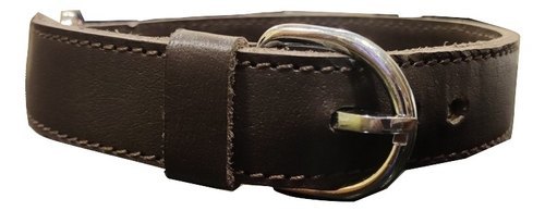 Genuine Leather Dog Collar with Leash