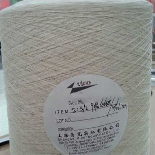 White Cottonlinen Blended Yarn