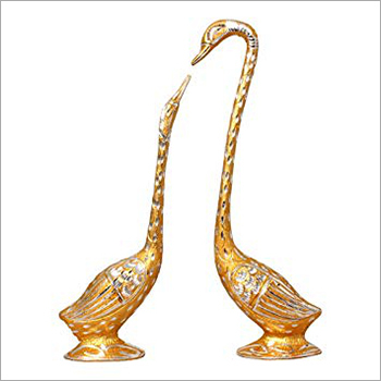 Brass Swan Showpiece