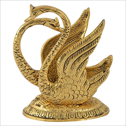 Metal Swan Napkin Holder Showpiece