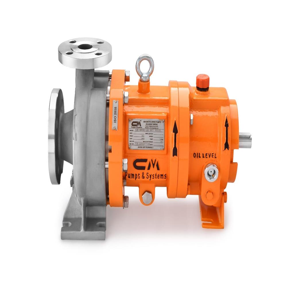 Sealless Magnetic Drive Chemical Process Close Coupled Pump - Flow Rate: Max. 100M3/H