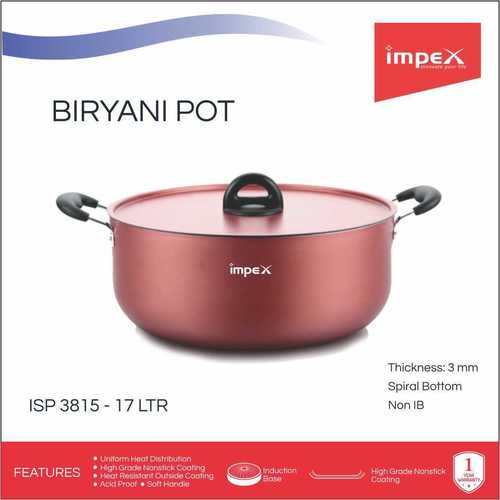 IMPEX Non stick Cookware Biryani Pot 17 Ltrs (ISP 3815)