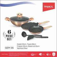 IMPEX Nonstick Cookware 3 Pc Set (GEM 3S)
