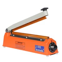 Hand Impulse Sealer Machine - Hand Sealer, 500x530x900 Cm, Orange | Manual Operation, Sealing Length 600x1.6 Mm, 240v Electric, Impulse Technology