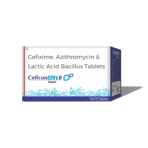 Truworth Ceficon Az Lb (Cefixime + Azithromicin + Lactic Acid Bacillus Tablet)