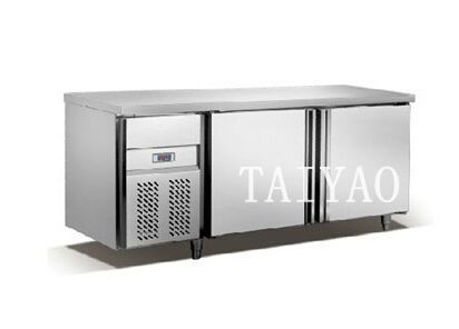 stainless steel worktable refrigerator