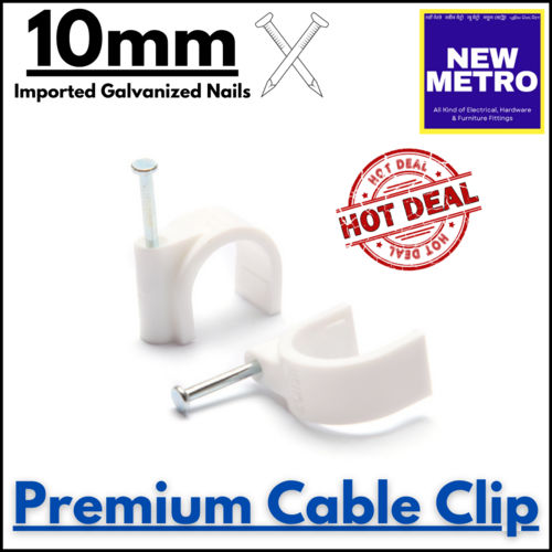 Plastic 10Mm Cable Clip