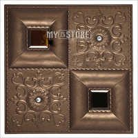 Sb3dlwp001141 3d Leather Wall Panels Size: 16 X 16 Inch