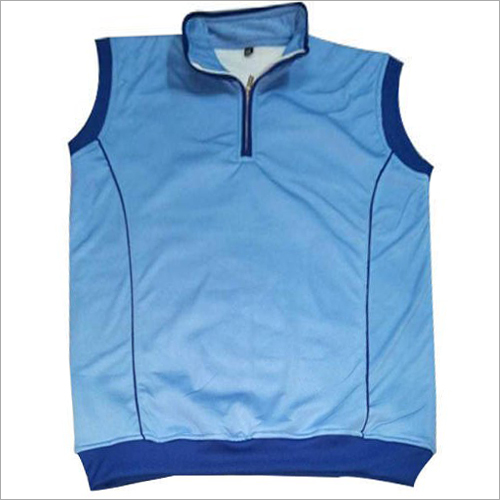 Mens Blue Cricket Sweater Mens Blue Cricket Sweater