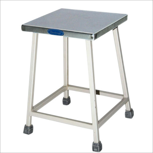 Durable Stainless Steel Square Stool