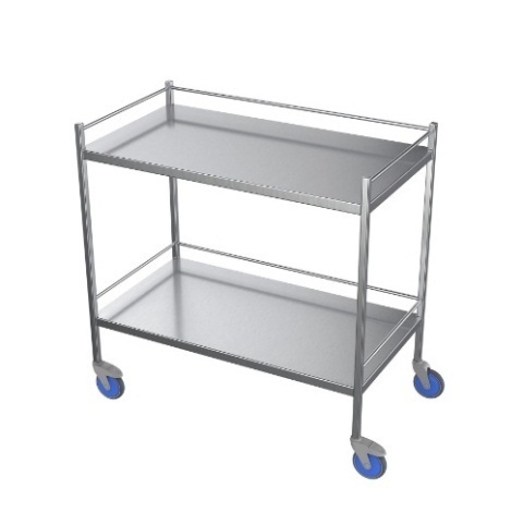 Trolley with upper & lower Shelves