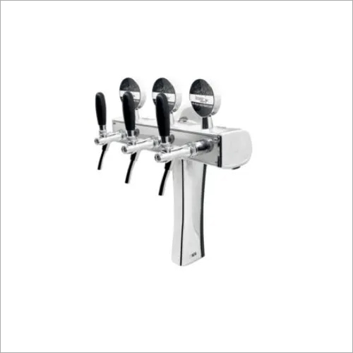 Flexi Back with Three Flow Control Tap-Chrome Plated