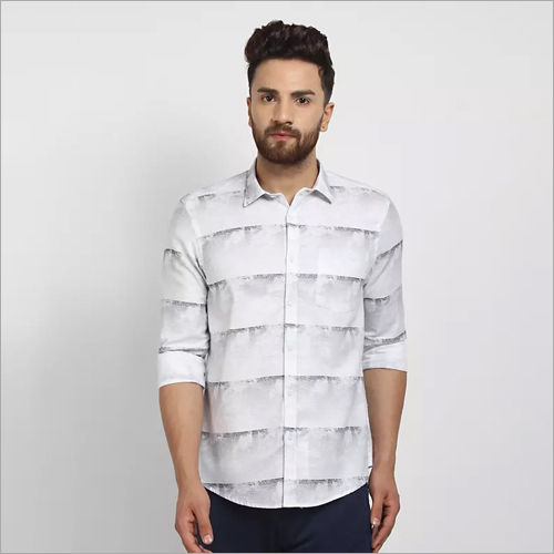 No Fade Mens Cape Canary Party Wear Shirt