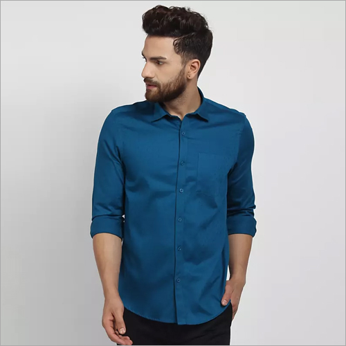 Cape Canary Teal Blue Formal Shirt