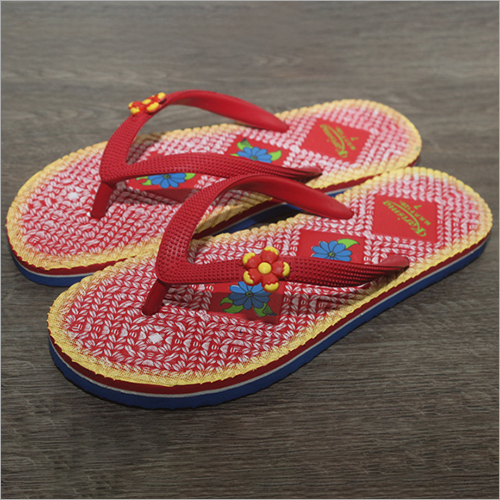 Ladies Fancy Rubber Casual Slippers