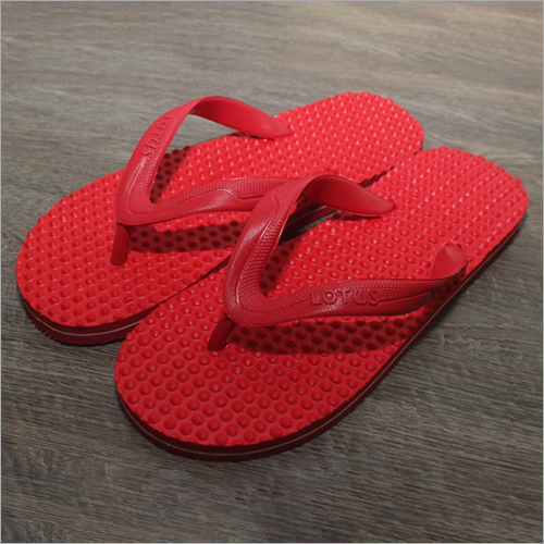 Red (Also Available In Different Color) Mens Bathroom Rubber Slippers