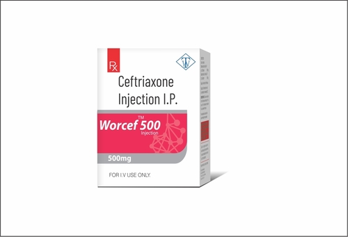 Truworth Worcef 500 (Ceftriaxone 500 mg Injection)