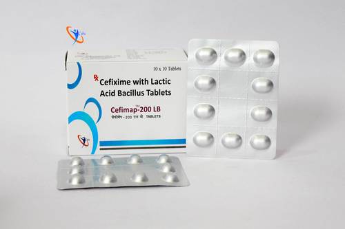 Cefixime 200mg with Lactic Acid Bacillus 60 million spores Tablet