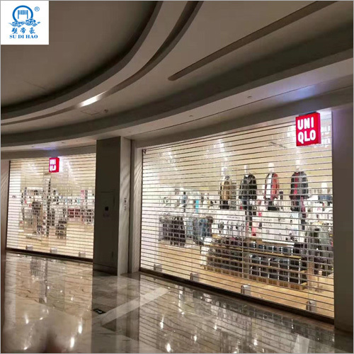 Transparent Security Roller Shutter Door