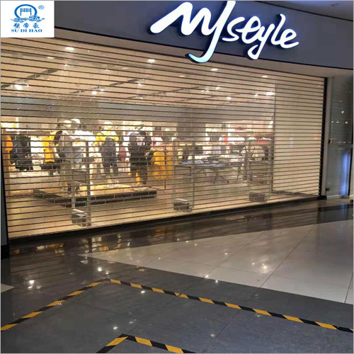 Outdoors Transparent Roller Shutter Door