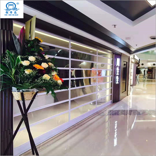 Double Reinforcement Clear Transparent Rolling Shutter Door
