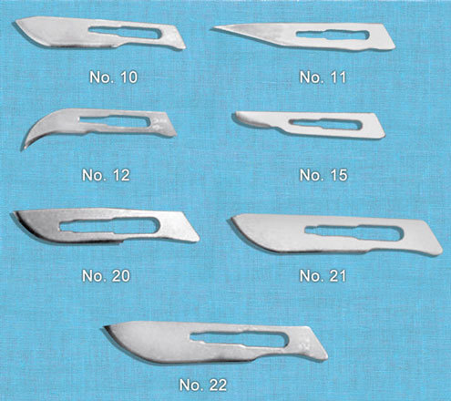 Surgical Blades different sizes