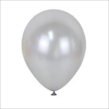 7 Inch Metallic Balloons - Color: Red