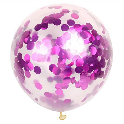 5 Inch Party Confetti Balloons