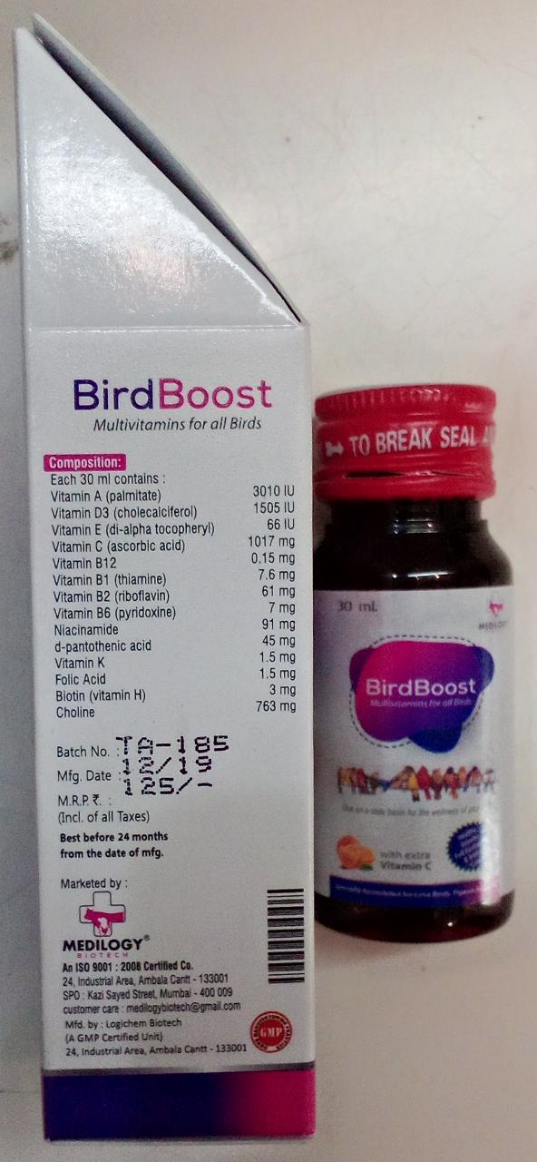 MULTIVITAMIN DROPS FOR BIRDS
