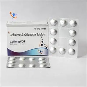 Cefixime 200mg + Ofloxacin 200mg Tablet