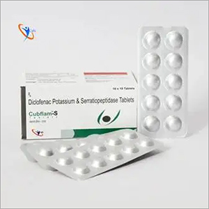 Diclofenac Potassium 50mg + Serratiopeptidase15mg  Tablet