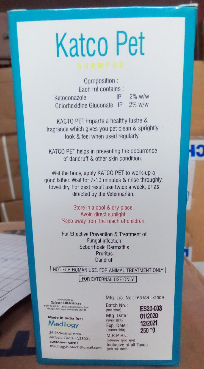 ketoconazole and chlorhexidine shampoo