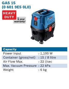 1100 Watt Wet & Dry Vacuum Cleaner